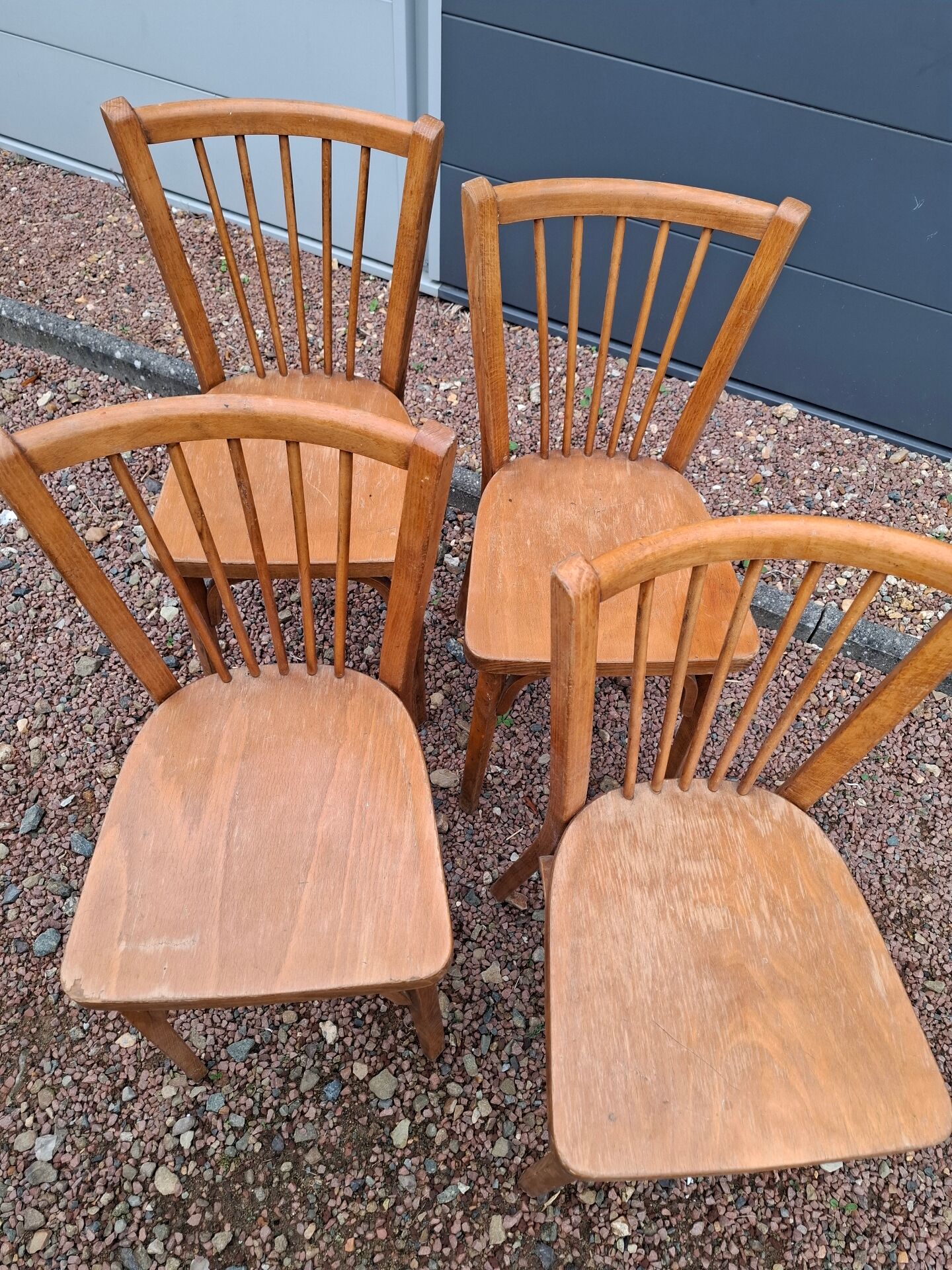 4 vintage Baumann chairs