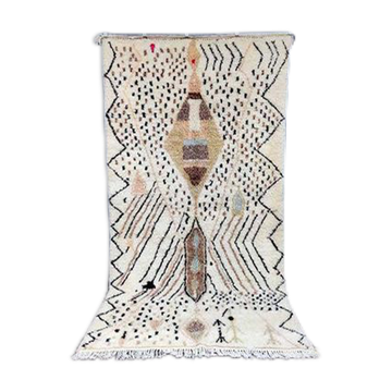 Berber Azilal rug brown 140x265 cm