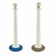 Ensemble de 2 lampes de table totem Kostka rares / époxy / France années 1980