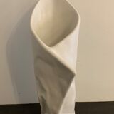 Carole Mc Nicoll white ceramic vase for Axis Design 1990