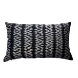 Coussin Shan zigzag gris