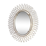 Retractable sun mirror, 34x27 cm