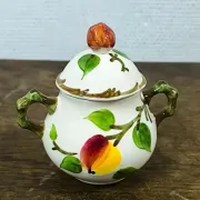 Vintage sugar bowl Villeroy & Boch "Ma Pomme" - Hand-painted - (V9)