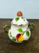 Vintage sugar bowl Villeroy & Boch "Ma Pomme" - Hand-painted - (V9)