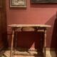 Antique 18th Century Italian Rustic Baroque Wooden Side Table with Turned Legs