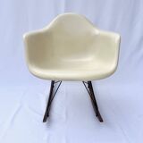 ROCKING CHAIR PARCHEMENT, EAMES, HERMAN MILLER 1970