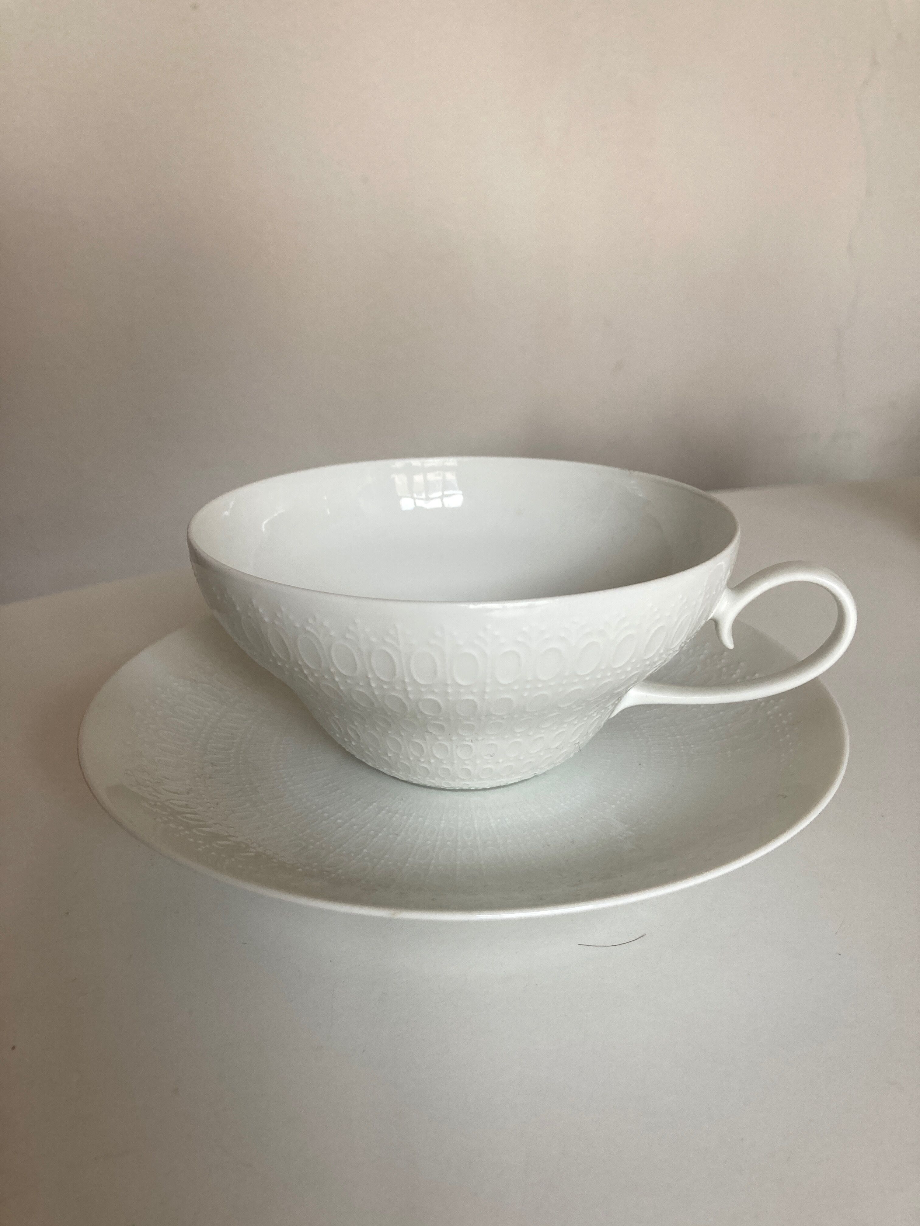 Set of 8 lunches Romance Bjorn Wiinblad for Rosenthal Denmark 1959