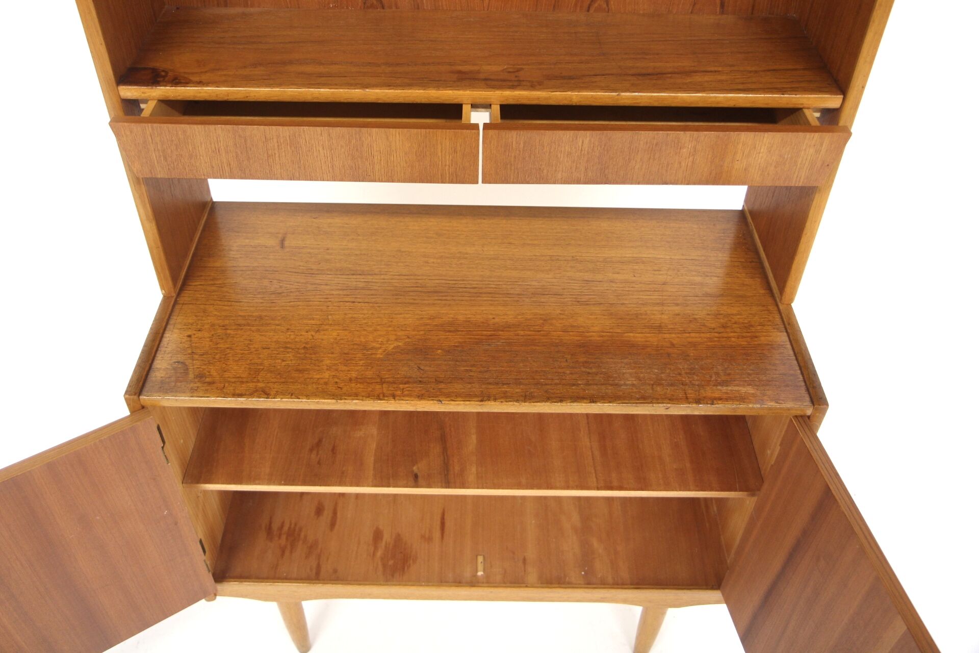 Scandinavian teak library, Sweden, 1960
