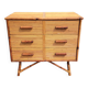 Commode en rotin vers 1960