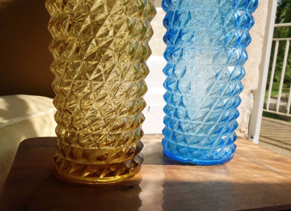 Empoli carafe Italian glassware.