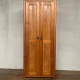 Parisian wardrobe with 2 doors in solid fir