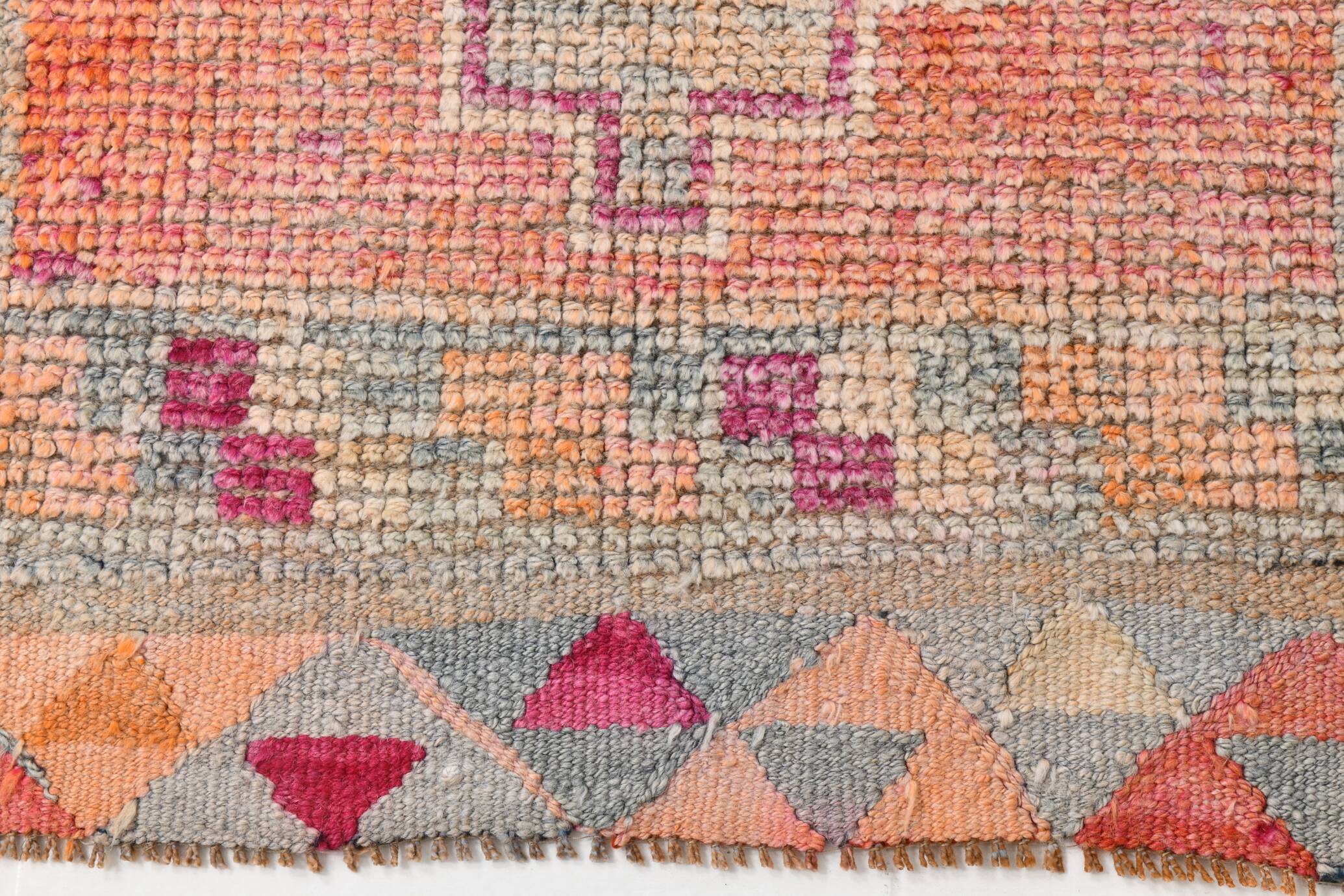 3x10 Colorful Modern Turkish Runner Rug, 86x305Cm