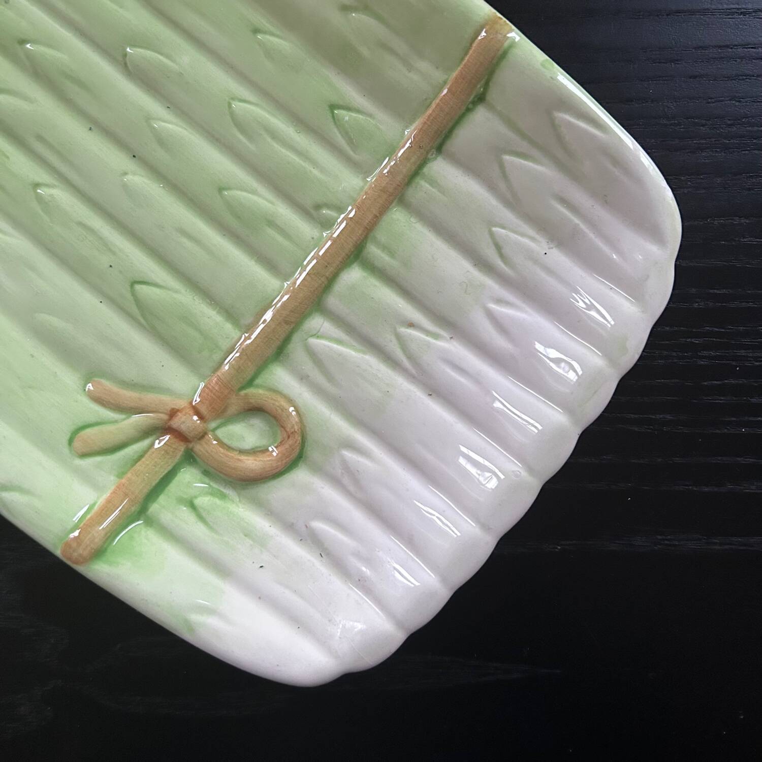 Asparagus in a batter.