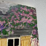 Native painting winter garden oil painting on canvas