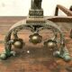 Pair of channels in 20th century chiseled bronze