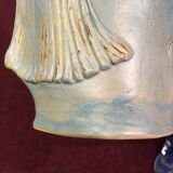 Enameled ceramic anthropomorphic vase France 1995