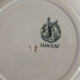 2 assiettes plates et 1 assiette creuse terre de fer