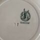 2 assiettes plates et 1 assiette creuse terre de fer