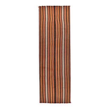 Tapis Kilim vintage marron orange 2x7 73x221 cm SK 241806