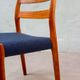 Set of 2 Model No. 84 Teak Chairs by Niels Otto Møller, Denmark, 1960s