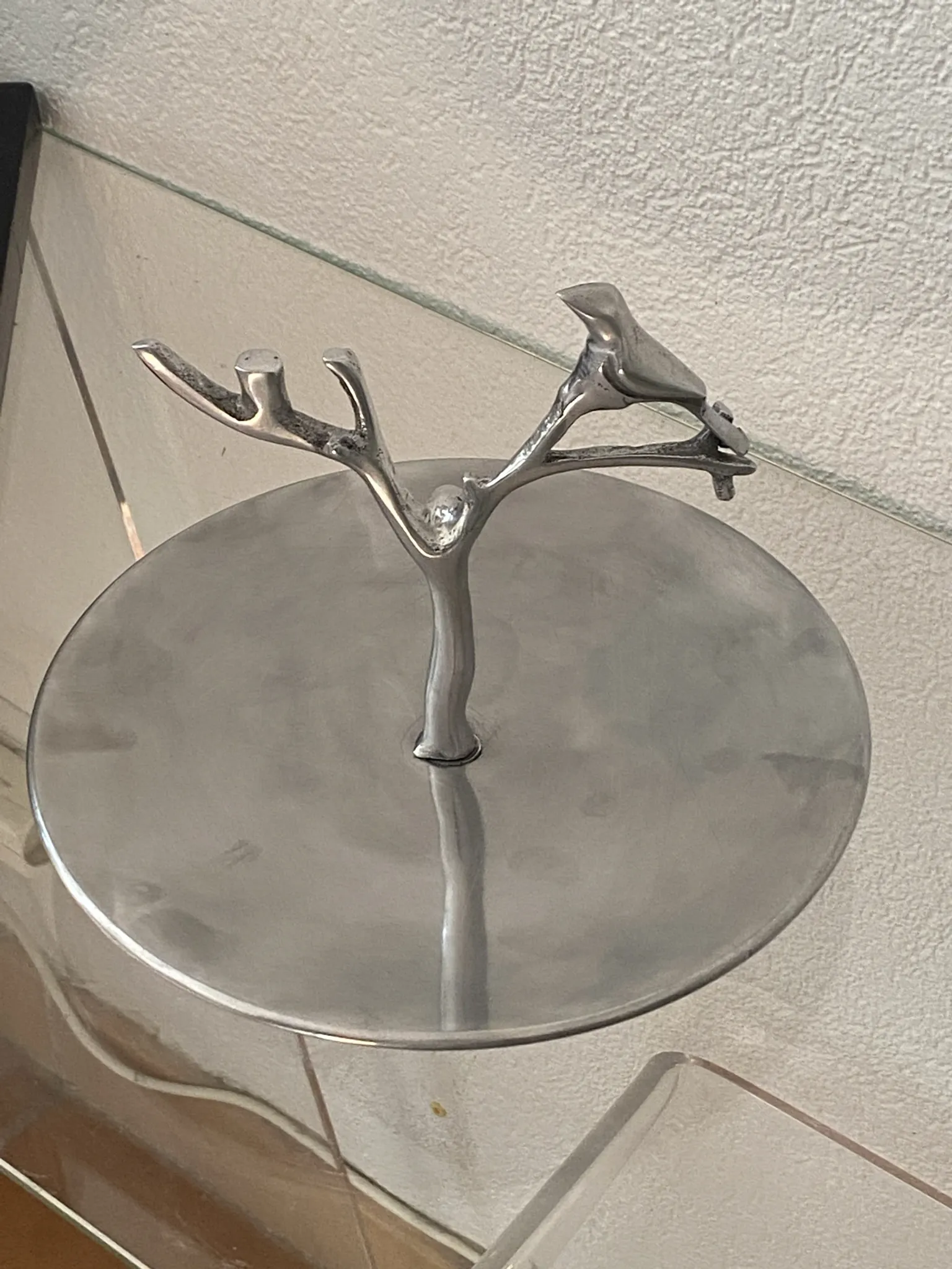 Polished aluminium plate