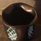 Ceramic potter's pot cover vase 50s