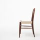 Set of Belgian Teak Dining Chairs with Braided Rope Seat, 1960s