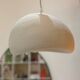 Minimalist suspension cloud Japanese wabi sabi white - d30 cm