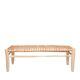 Banc bois et cuir