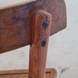 Bistro chair in solid oak