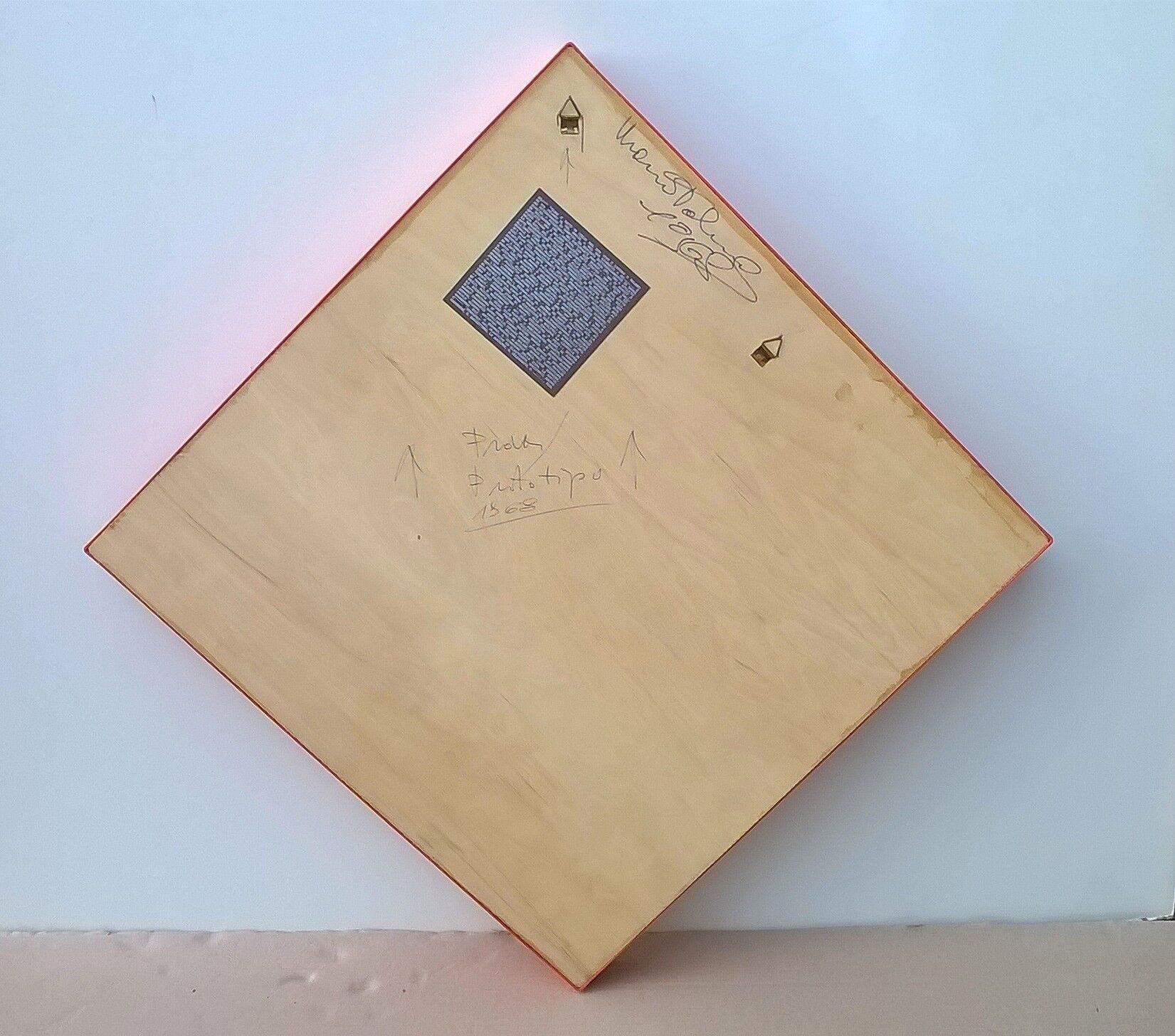 Urano Palma, cinetic plastic panels, 1968, set of 3.