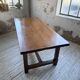 Rustic farmhouse table, solid oak, 2m