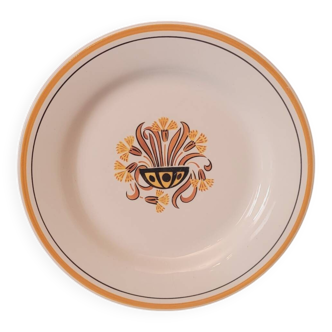 Creil and Montereau Art Deco Fruit Bowl