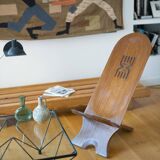 African mahogany armchair