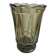 Vase en verre fumé années 60-70