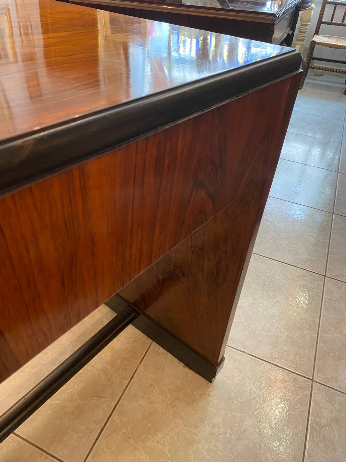 Art Deco mahogany desk