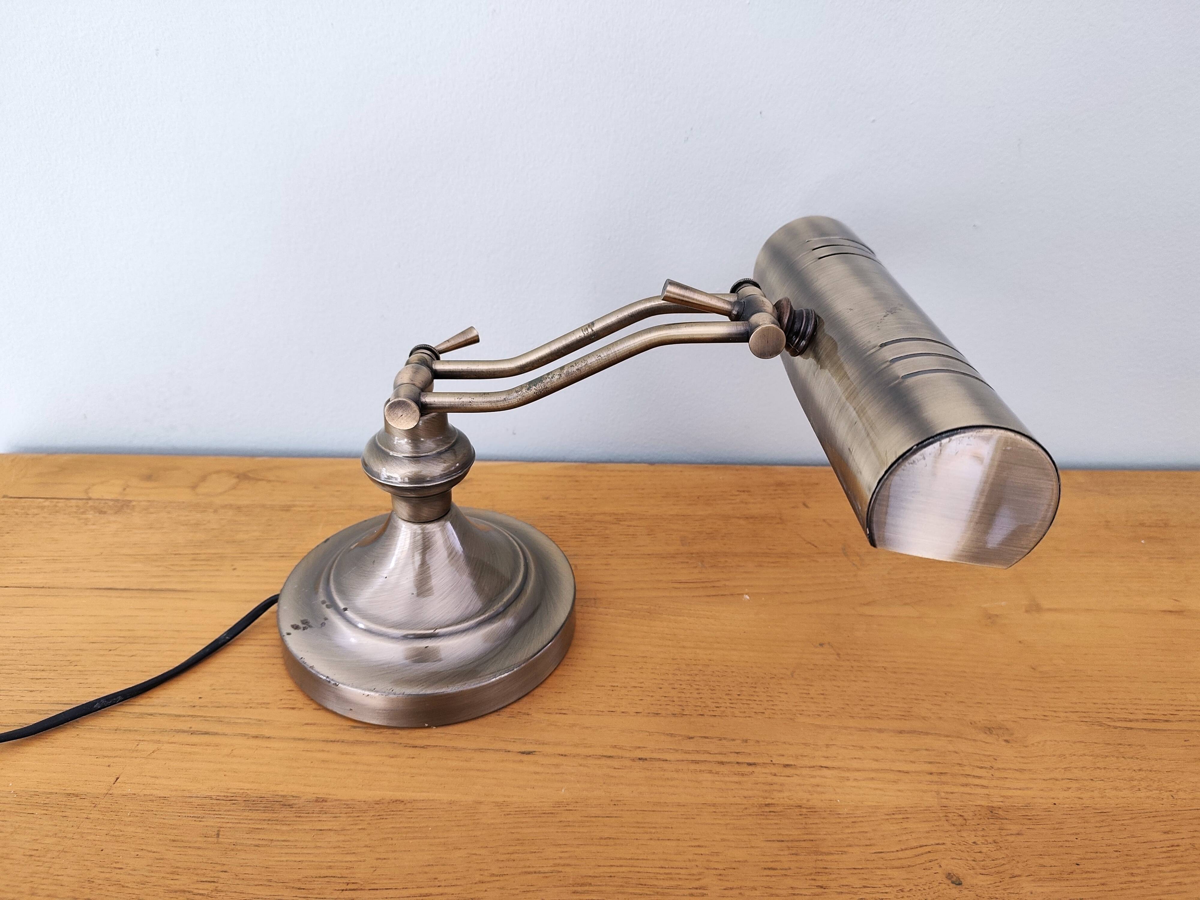 Lampe de bureau ancienne lumijura style banquier