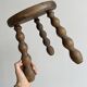 Antique wooden tripod stool