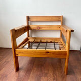 Pine armchair 1970s