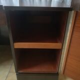 Art deco desk in rosewood and magnifying glass
