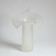 Orchid vase in milky Murano glass by Base2, Italy 1970