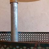 Grocery store display 1950 1960 Paris France perforated sheet metal rigitulle