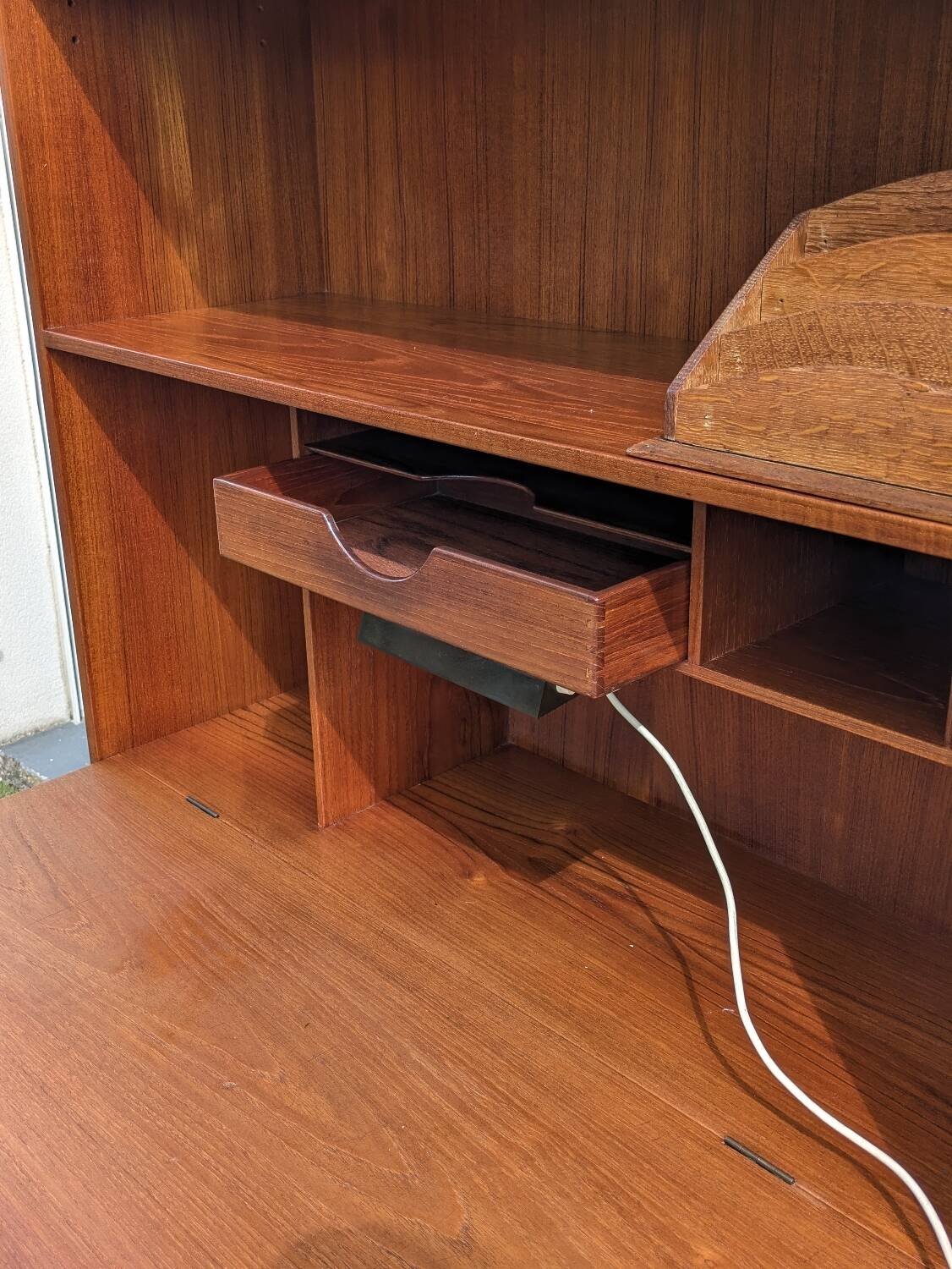 Wegner modular secretary library (RY Møbler) teak 50s