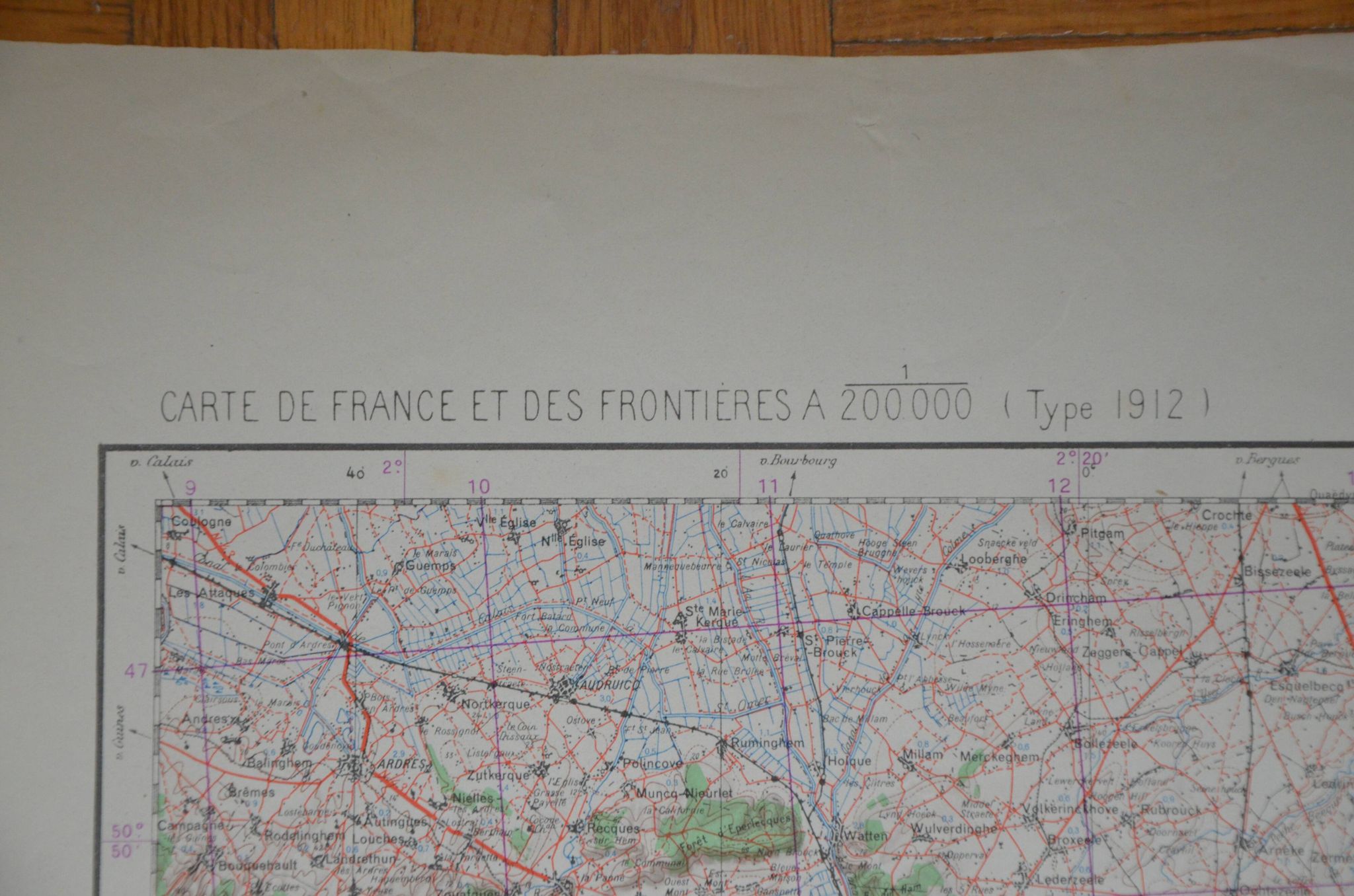 Carte n°4 Lille édition de l'armée
