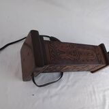 Angel L. Pazmino leather totem lamp 1960s Style Furniture