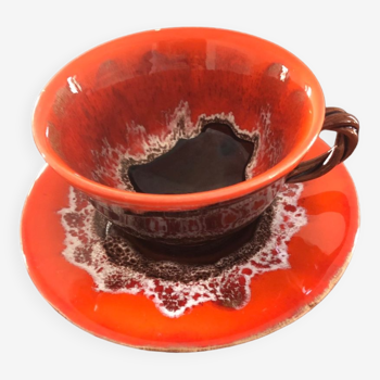 Tasse et sous tasse Vallauris