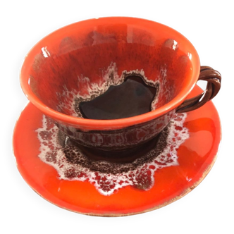 Tasse et sous tasse Vallauris