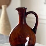 Amber Glass Pitcher