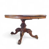 Oval Victorian tilt-top table, breakfast table / 1840s