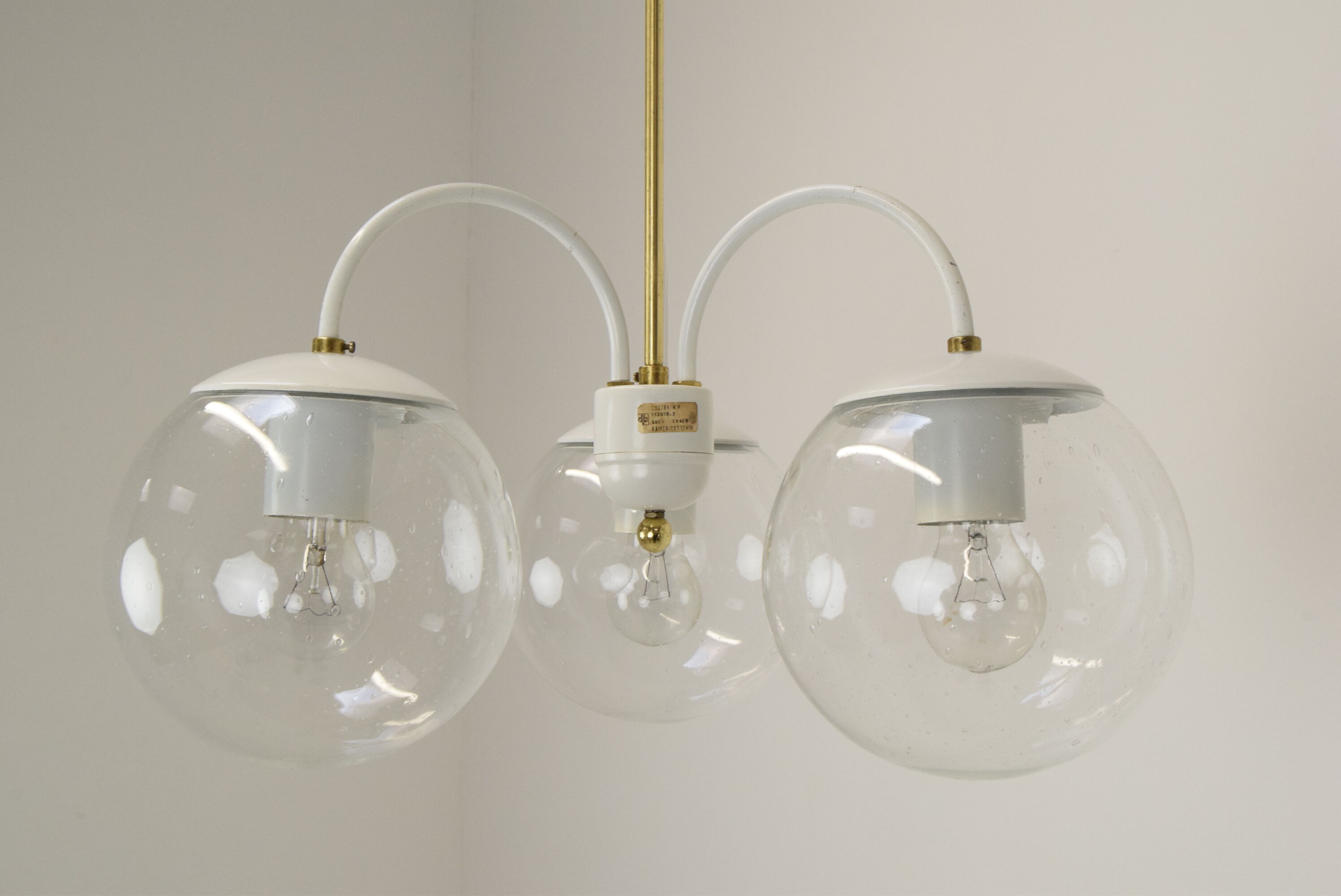 Mid-century Chandelier Kamenicky Senov,1970's.